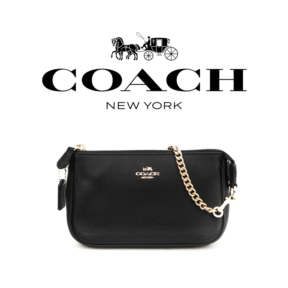 Coach 🖤 Nolita 15 Leather Mini Pouchette Wristlet